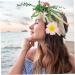 DRESSOOS 1pc Floral Decorations Plumeria Hair Pin Wedding Headpiece for Bride Hawaii Decor Flowers Decoration Flower Decorations Hawaiian Hair Flower Bridal Headdress Pink Miss Comb Pearl - Buy Online on GoSupps.com