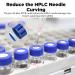 Membrane Solutions Autosampler Vials 2ml HPLC Vials 9-425 Lab Clear Vials with Write-on Spot and Graduations 9mm Blue ABS Screw Caps & Septa for GC Sample Vials 100 Pcs - Buy Online on GoSupps.com