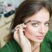 Eyebrow Cream Pen Smudge-proof Double Head Makeup Eyebrow Pen Eyebrow Makeup Pen Waterproof Eyebrow Care Pen for Home Dating Travel Hotel Dark Grey Colour - Buy Online on GoSupps.com