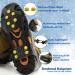 Premium 10-Spike Shoe Crampons - Anti-Slide Winter Chains for Outdoor Sports & Mountaineering (Size 31-36) - Buy Online on GoSupps.com