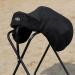 Harrison Howard Essential Fleece Dressage Saddle Cover - Black, One Size - Dust Protection, Machine Washable - Buy Online on GoSupps.com