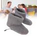 USB Foot Warmer - Plush Warm Shoes for Cold Winter | Soft & Relaxing Relief from Foot Stiffness (Gray) - Buy Online on GoSupps.com