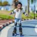 OBENSKY Roller Skates for Boys and Girls | Adjustable Sizes for Kids Age 3-12 | Light Up Wheels | Indoor Outdoor Fun | Blue - Buy Online on GoSupps.com