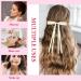 Acwoo 90s Bowknot Hair Clips - Soft Satin Sponge French Band Hairpins for Parties & Christmas | International Shipping - Buy Online on GoSupps.com