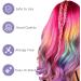 10PCS Hair Chalk Comb for Girls - Non-Toxic & Washable Hair Coloring Kit | Kids Makeup Set for Halloween & Birthdays - Buy Online on GoSupps.com