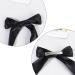 2 Pack Hair Bows for Girls and Women Large Bow Hair Clips Hair Barrette with Long Silky Satin Hair Accessories for Girls(Black White) - Buy Online on GoSupps.com