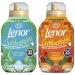 Lenor Outdoorable Fabric Conditioner Ultra Concentrated Freshness 35 Washes Mixed Scent Bundle: Northern Solstice 1Pk 490ml + Tropical Sunset 1Pk 490ml