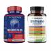 healblend Neuro Plus & Immune Support Bundle Brain Boost Nootropic for Focus Energy Memory & Clarity Elderberry Zinc Vitamin C Turmeric Probiotics 2 Pack 120 Capsules Each