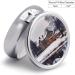 Round Pill Box - Winter Farmhouse Print | 3 Compartment Decorative Metal Pill Organizer | Portable Pocket Medicine Case - Style-27 - Buy Online on GoSupps.com