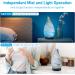 Blue Ink 100ML Ultrasonic Aromatherapy Diffuser with LED Light - Electric Essential Oil Humidifier for Home Office Yoga Spa - Buy Online on GoSupps.com