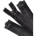 Wavebeexs 28 Inch Jacket Zipper  5 Durable Zipper for Jacket (3 Piece)  Black Plastic Coat Zipper Replacement  Separating Zipper for Coat  Down Jacket  Sweatshirt  Clothes  Parka  and More 28 Inch 3PCS