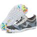 Men's Barefoot Quick-Dry Water Shoes - Outdoor Athletic Sport Shoes for Kayaking, Boating, Hiking, Surfing, Walking - Size 11 Women/9.5 Men - Light Gray - Buy Online on GoSupps.com