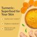 Turmeric Exfoliating Body Scrub with Collagen and Coconut Oil | Gently Exfoliate Face & Body | Moisturizing SkinCare by M3 Naturals - Buy Online on GoSupps.com