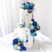 56 PCS Ball Cake Topper Decorations Pearl Balls Cupcake Cake Insert Topper for Birthday Party Wedding Decoration Supplies Blue Series Eight Colors - Buy Online on GoSupps.com