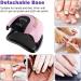 268W UV LED Nail Dryer for Gel Polish | 57 Dual Light Beads, 4 Timer Settings, Auto Sensor - Buy Online on GoSupps.com