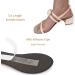 CB 4 Pairs Cloth Surface Sponge Inserts - Invisible Slim Insoles for Women's Shoes 5-8, Style A Nude & Black - Ball of Foot Pain Relief & Arch Support - Buy Online on GoSupps.com