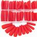 AddFavor 100pcs Long Full Cover Press On Coffin Fake Nails - Red Matte Acrylic False Nail Tips for Women and Girls - Buy Online on GoSupps.com