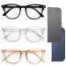 Raykce 3PCs blue light filter glasses men men blue light blocking glass blue light filter glasses computer glasses gaming safety glasses unisex protects the eyes and relieves fatigue 3 colors
