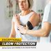 Cambivo Elbow Bandage X2 | Tennis Arm Support for Men & Women | Arthritis & Tendonitis Relief | Black Sports Elbow Brace - Buy Online on GoSupps.com