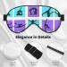 Gymnastics Game Print Night Blackout Eyeshade - Elastic Strap for Travel & Relaxation - Buy Online on GoSupps.com