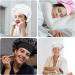 MELTU 1 Pack Hair Bonnet for Sleeping Satin Bonnet with Wide Elastic Band Silk Hair Wrap for Sleeping Soft Sleep Cap Black - Buy Online on GoSupps.com