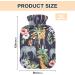 Shop Tropical Palm Leaves Giraffe Zebra Heat Bottles - 2L Hot Water Bag for Pain Relief & Warmth | Ideal for Pregnant Women - Buy Online on GoSupps.com
