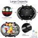 Shop Large Diaper Bag Set - 7 Piece Multifunctional Baby Organizer with Portable Changing Pad & Pacifier Bag - Dark Gray Travel & Hospital Bag - Buy Online on GoSupps.com
