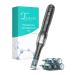 Microneedling Pen Electric Derma Roller - Tilmann Professional Wireless Adjustable Microneedle Wand Derma Pen Skin Care Tool for Face Body Home Use 16 36 Nano Cartridges Pen+2x16pin+2x36pin+1xNano