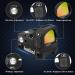 Kalkal Red Dot Sight 2 MOA Reflex Scope for 21mm Picatinny Rail | 12 Brightness Settings | Waterproof | Shake Awake | Red Dot Optics - Buy Online on GoSupps.com