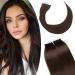 SEGO TAPE Extensions Real Hair 20 Tresses 60g/Set Hair Extension Tanks Band in Hair Parts Hair smooth dark brown#2-1 24 "(60cm) -60g