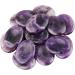 MookaiTedecor Amethyst Thumb Stones - Healing Crystal Massage Stones for Reiki (Pack of 2 45x35x8mm) - International Shipping Available - Buy Online on GoSupps.com