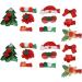 Canlierr Glitter Christmas Hairpins Comfortable Fashionable Accessory Ideal for Holiday and Festive Events with Clips for Cosplay Photo Booth Props - Buy Online on GoSupps.com