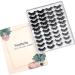 False Eyelashes  YooNoya 3D False Lashes 20 Pairs in 4 Styles  Professional Strip Lashes  Reusable Natural False Eye Lashes  Easy to Stick  for Daily Use Party Date Wedding  Black