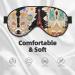 SSIMOO Paris Eiffel Tower Sleep Mask - Adjustable & Breathable Eye Mask for Ultimate Comfort | Fashionable Black Design - Buy Online on GoSupps.com
