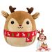 Christmas Elk Stuffed Animal Plush Pillow Xmas Pillows for Boys Girls Soft Hugging Pillow Cute Elk Plush Toy for Kids Birthday Christmas Party Favor Gift Sofa Bedroom Kids Room Decorations(New) Elk New