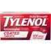 Tylenol Extra Strength Coated Tablets - Acetaminophen Pain Relief & Fever Reducer (100 ct) - Buy Online on GoSupps.com