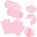 ULTECHNOVO 4 Sets Moisturizing Gloves & Socks Essential Oil Gel Socks Dry Hands Spa Gloves Dry Hands Gloves Moisturizing Socks Household Gel Socks at Night Foot Cream Polyester and Gel Man - Buy Online on GoSupps.com