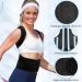 PAZAPO Posture Corrector for Men&Women - Back Brace Lumbar Support and Upright Breathable Straightener Improve Neck Back Shoulder Pain Relieve (Large(33-37 Inch)) Large(33-37 Inches) - Buy Online on GoSupps.com