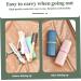 Travel Toothbrush Holder Set - 2pcs Plastic Toothbrush Cups for Camping School & Business Travel - Buy Online on GoSupps.com