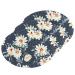 3-Pack Cleaning Kitchen Sponges Oval Watercolor Daisy Flowers Kitchen Cellulose Dishwashing Wood Pulp Cotton