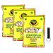 Vegetarian Soya (Soy) Chunks Plain Pack of 3 by Lion of Judah Sealed with ODatzGood Keychain Bottle Opener (Plain Pack of 3) Pack of 2 Plain
