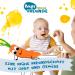 Baby Cheeky Friends Organic Baby Brass: Vegan 6-Pack of Pear Banana & Carrot - No Sugar or Salt Additives for 5+ Months - Buy Online on GoSupps.com