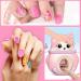 Kit For Girls Kids Nail Polish Set With Nail Dryer Sticky Cartoon Nail DIY Sticker Nail Studio Decoration Birthday Age 6 12 10ML Finger Nail Kids 028 (A One Size) One Size A - Buy Online on GoSupps.com