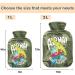 Buy Naanle Palm Leaf Dinosaurs Heat Bottle with Cover - 1L Hot Water Bottle for Pain Relief & Cold Therapy - Transparent Bag Ideal for Bed & Hand/Foot Comfort - Buy Online on GoSupps.com