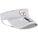 New Era Pittsburgh Steelers NFL Men's Adjustable Gray Visor | One Size - Buy Online on GoSupps.com
