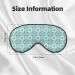 Blue Print Sleep Eye Mask - Soft Blindfold with Elastic Strap for Travel & Night Sleep - Buy Online on GoSupps.com