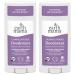 Earth Mama Calming Lavender Deodorant | Safe for Sensitive Skin Pregnancy and Breastfeeding Contains Organic Lavender Calendula and Coconut Oil No Baking Soda or Aluminum 2.65-Ounce (2-Pack) NEW Calming Lavender 2.65 Ounce (Pack of 2)