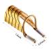 20 Reusable Nail Extension Forms - French Nail Tips for Manicure - Gold & Silver - Buy Online on GoSupps.com
