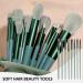 13 Makeup Brushes 1 Velvet Bag Professional Makeup Brush Set High-Grade Synthetic Bristles Soft-Bristled Beauty Tools for Makeup and Beauty (Green) - Buy Online on GoSupps.com