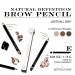Alima Pure Natural Definition Brow Pencil with Jojoba Oil - Brunette | Mineral Eyebrow Makeup .04 oz - Buy Online on GoSupps.com